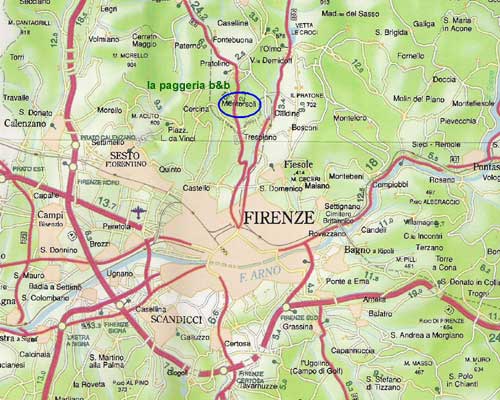 Florence Map  - How to reach us